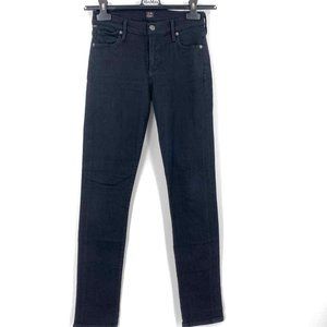 Citizens of Humanity Black Dark Rinse Aveda Skinny Jeans